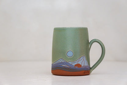 BIG Mtn Bison mug in Sage