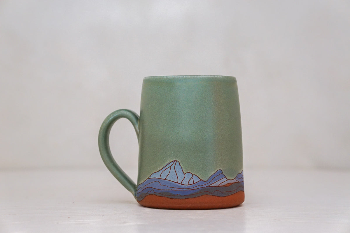 BIG Mtn Bison mug in Sage