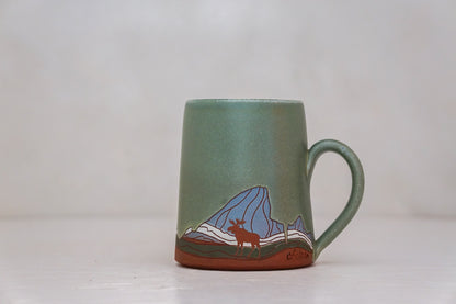 BIG E Teton Moose mug in Sage