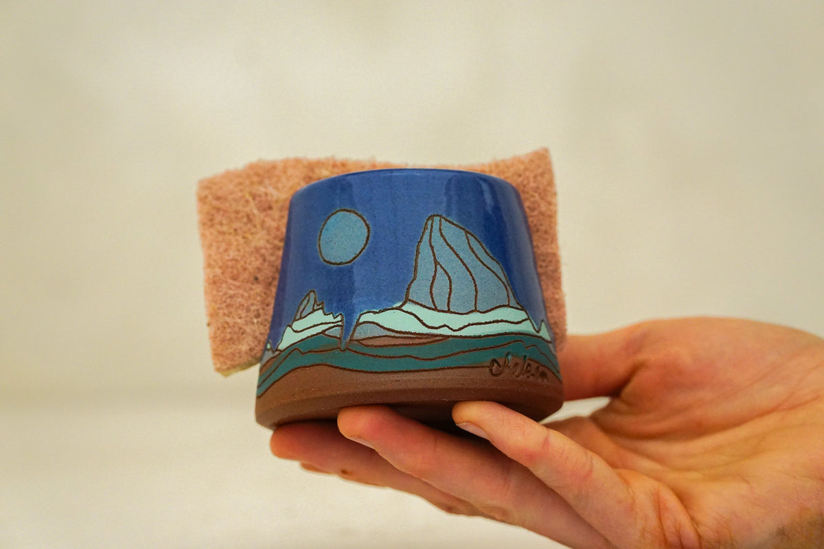 W Teton Sponge Holder in Flax
