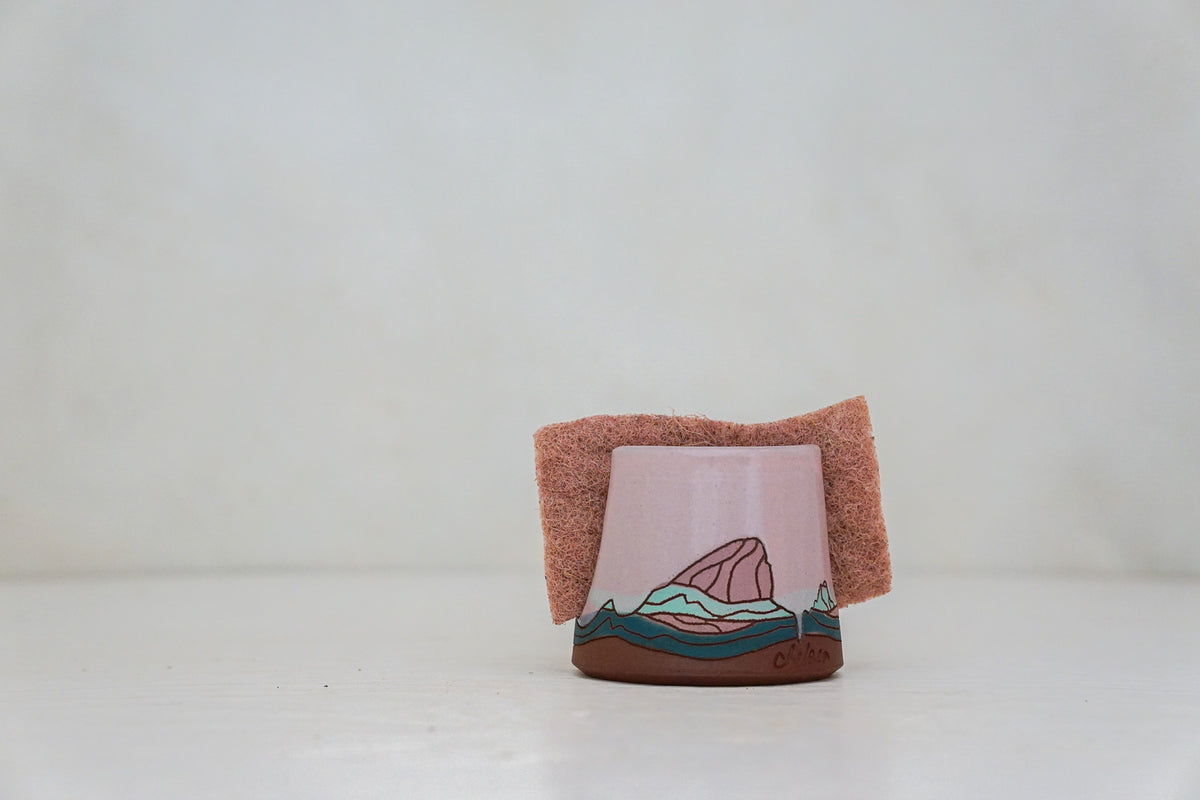 E Teton Sponge Holder in Pink