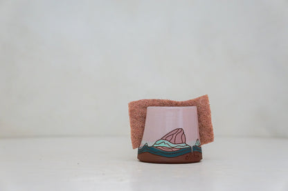 E Teton Sponge Holder in Pink