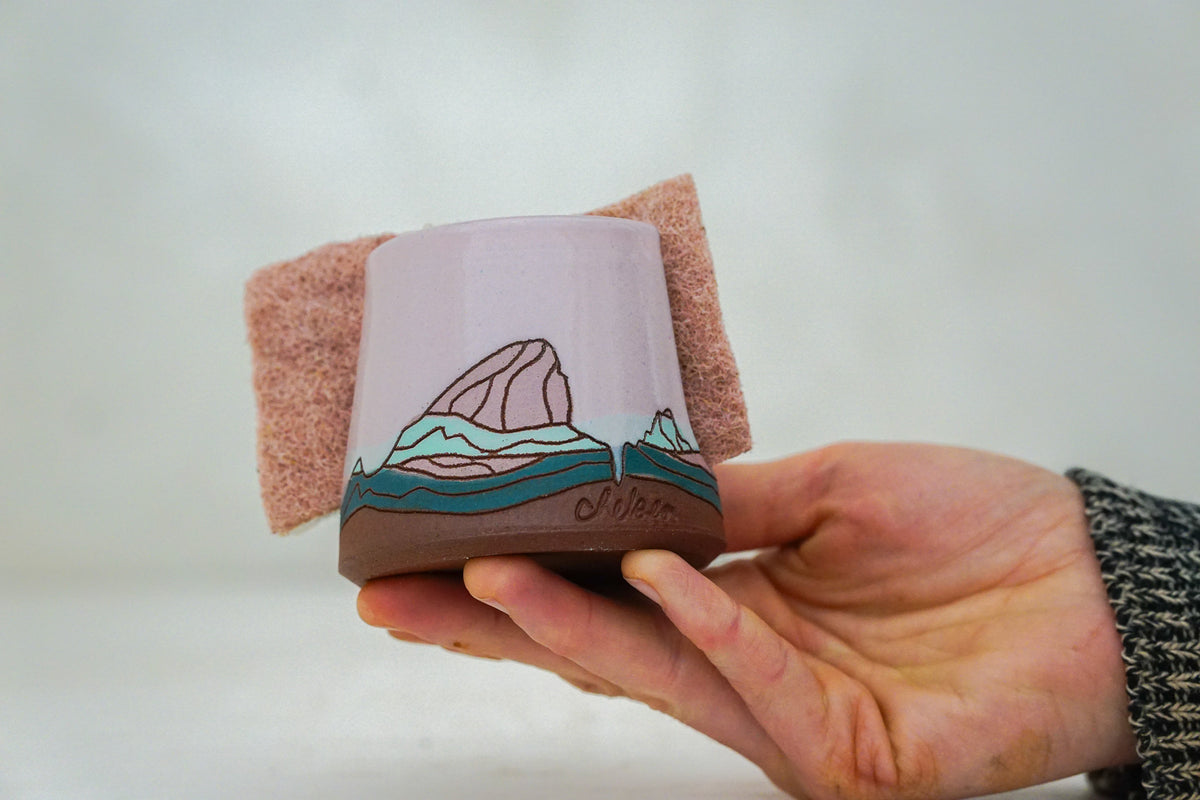 E Teton Sponge Holder in Pink