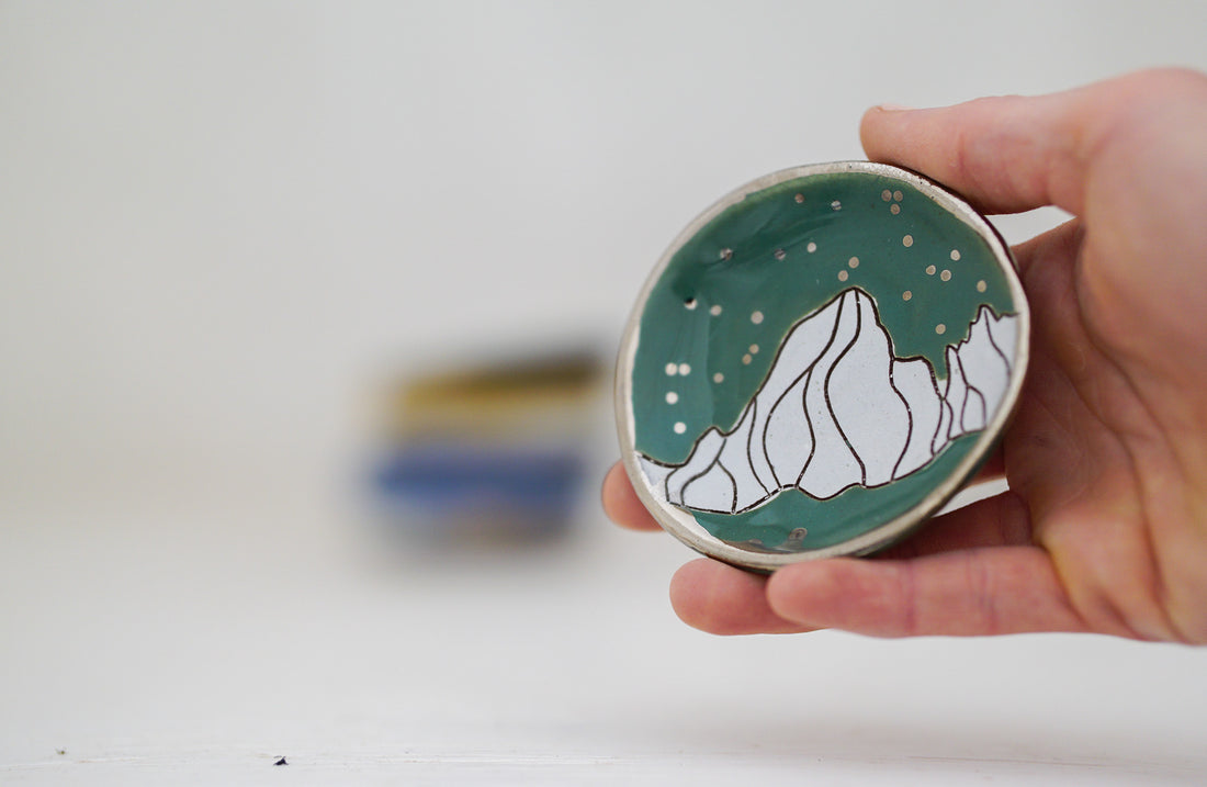 GOLD E Teton Kali ring dish