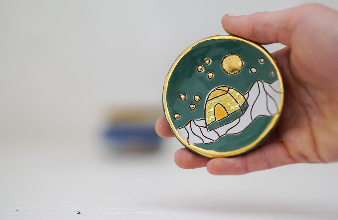 GOLD Camp Kali ring dish