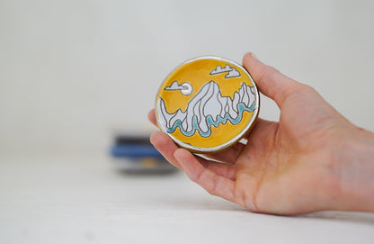 SILVER E Teton River Tang ring dish