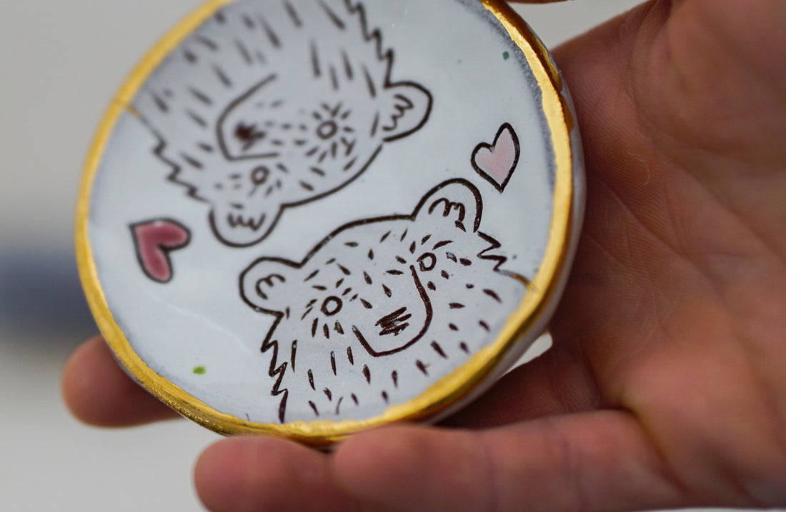 GOLD Bear dish