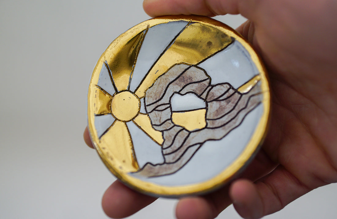 GOLD Arches Ring dish