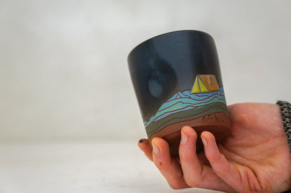 Camp Tent Mountain cup In Darby