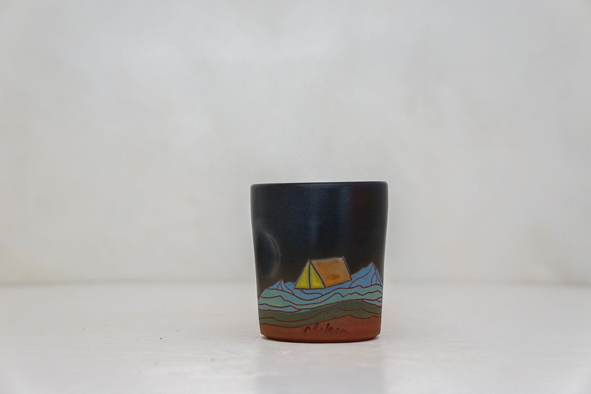 Camp Tent Mountain cup In Darby