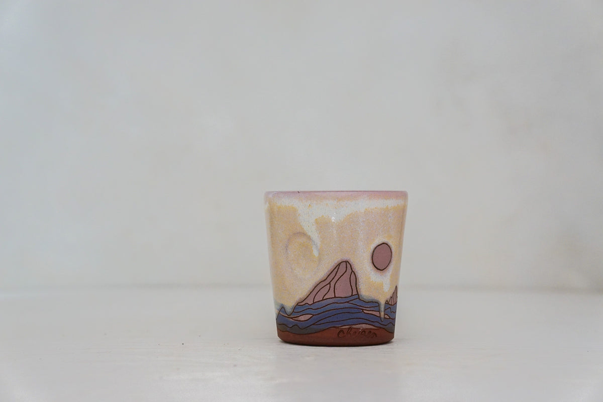 E Teton cup in Alpenglow