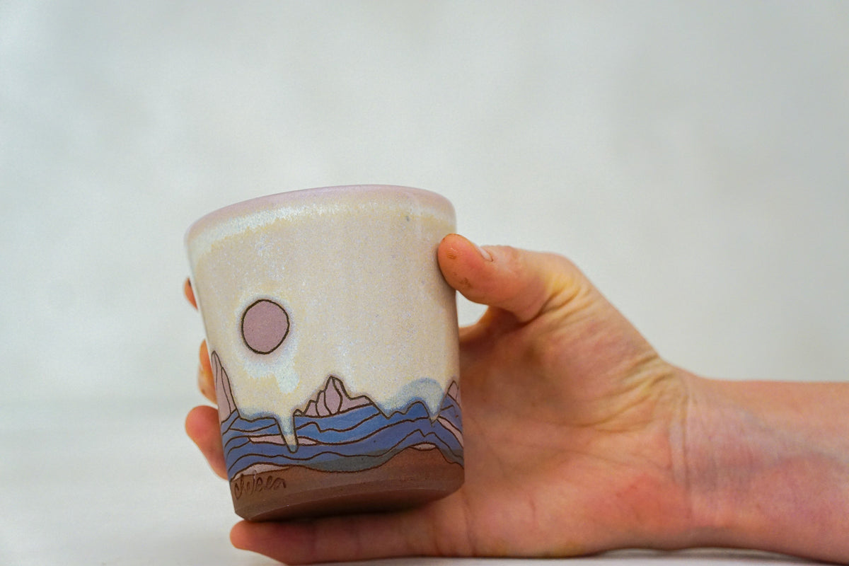 E Teton cup in Alpenglow