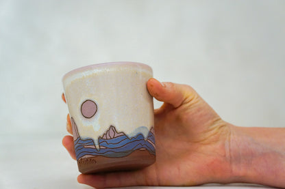 E Teton cup in Alpenglow
