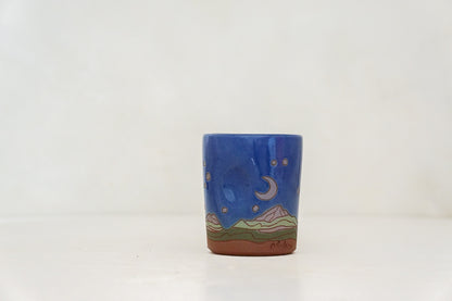 Mountain Night cup in Flax