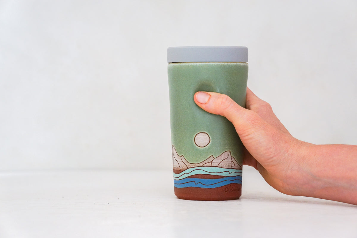 Mountain Moon Travel Cup in Sage