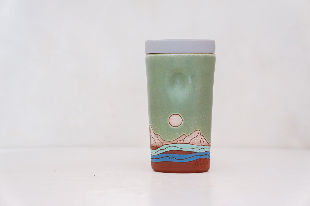 Mountain Moon Travel Cup in Sage