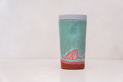 E Teton pink Travel Cup in Lake