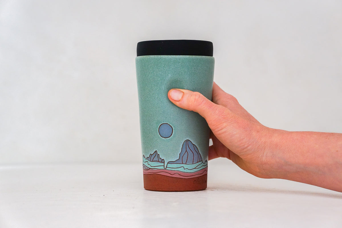W Teton blues Travel Cup in Lake