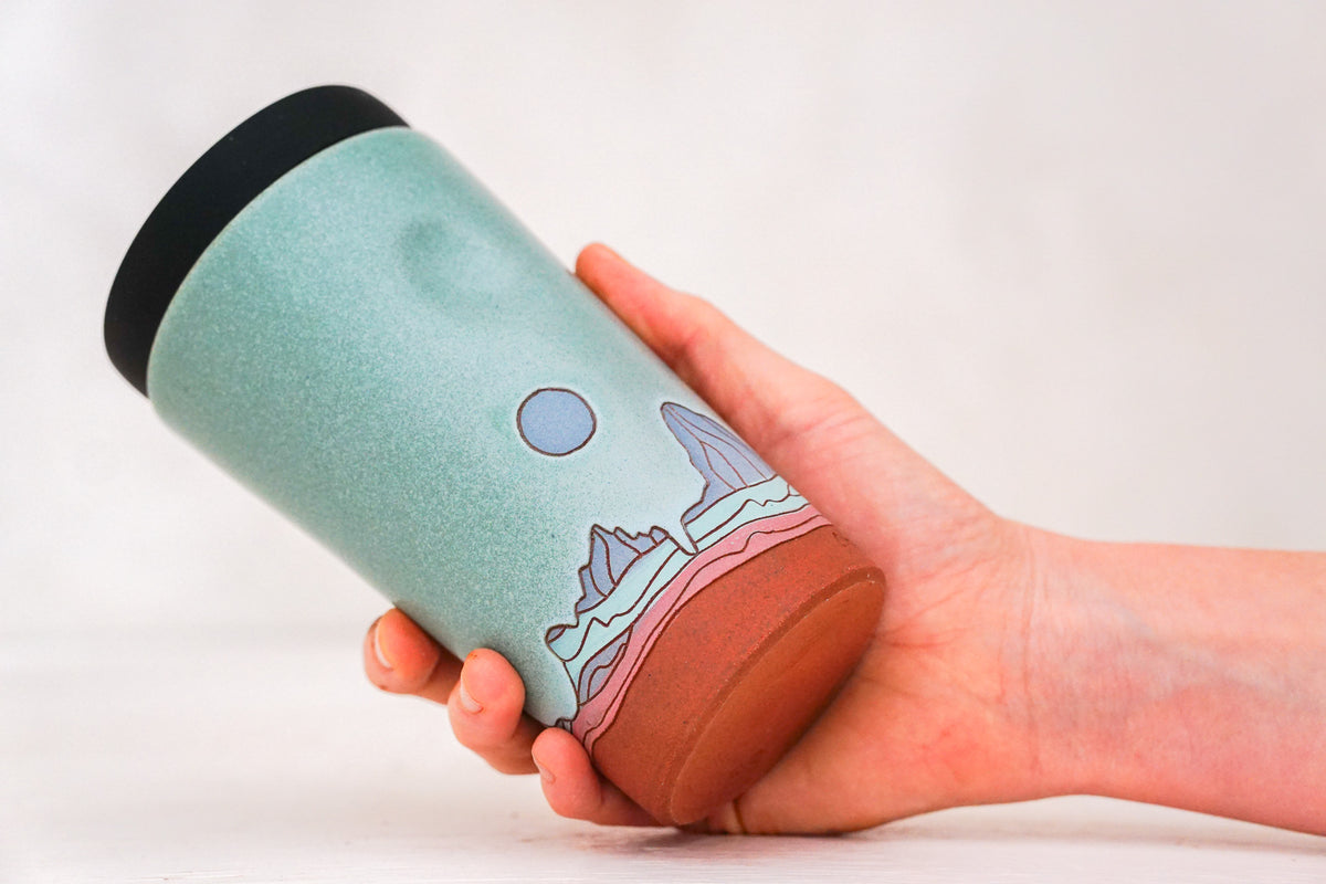 W Teton blues Travel Cup in Lake