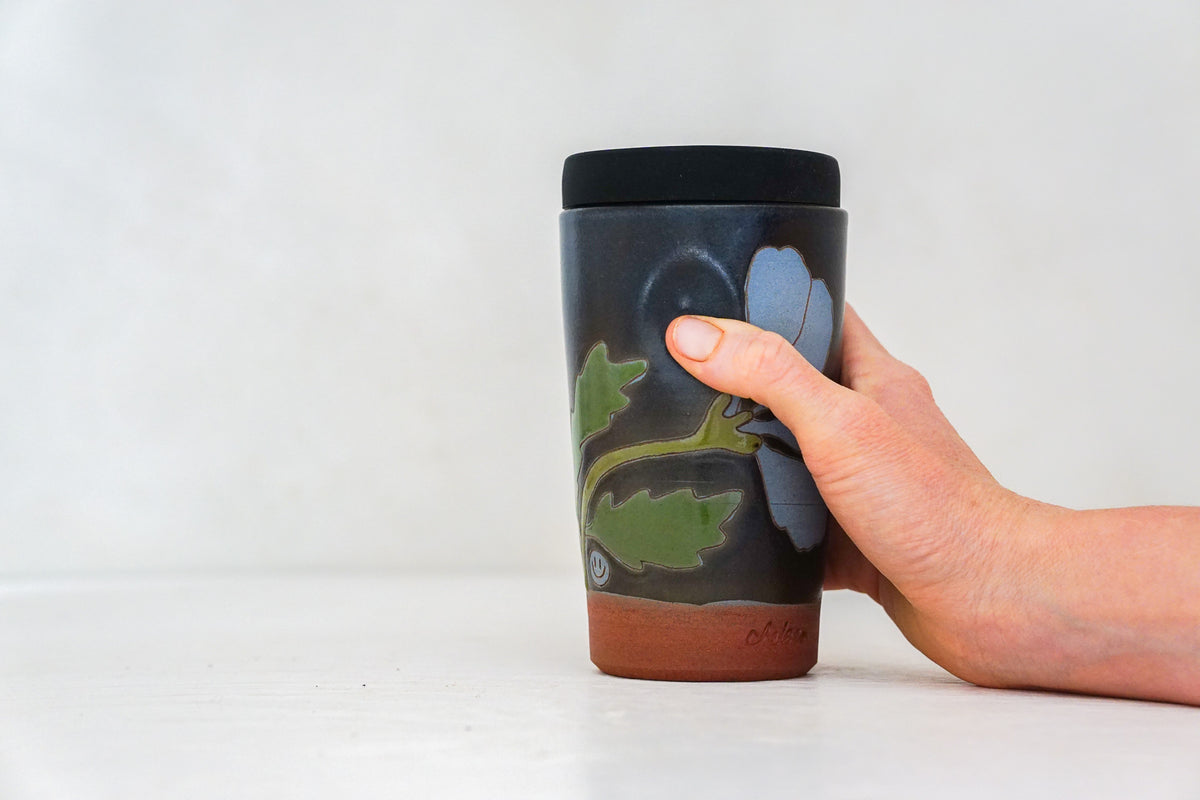Dancing Flower Travel Cup in Darby