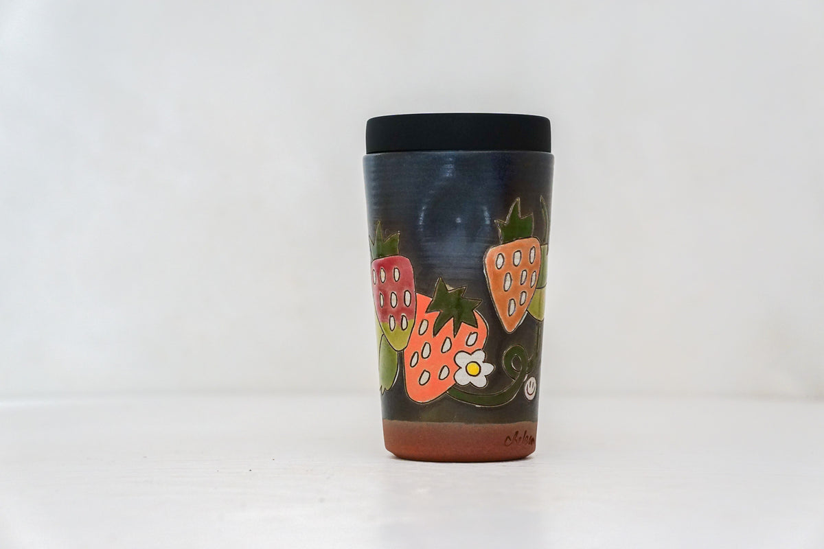Strawberry Travel Cup in Darby