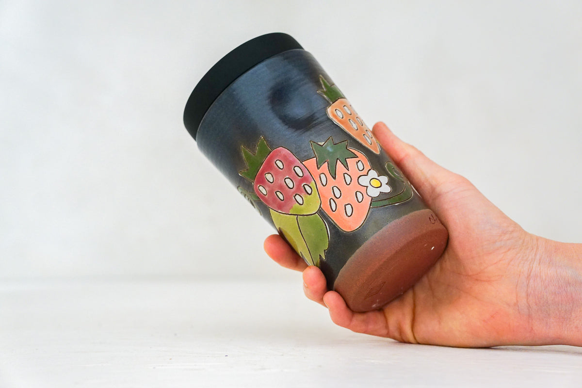 Strawberry Travel Cup in Darby