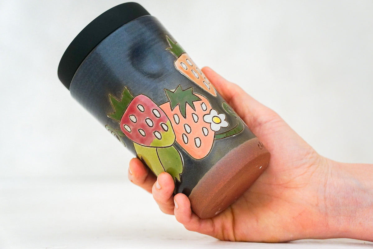 Strawberry Travel Cup in Darby