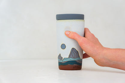 W Teton Travel Cup in Bone