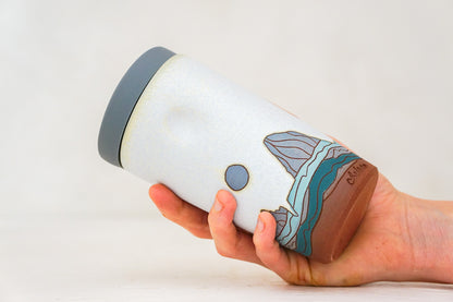 W Teton Travel Cup in Bone
