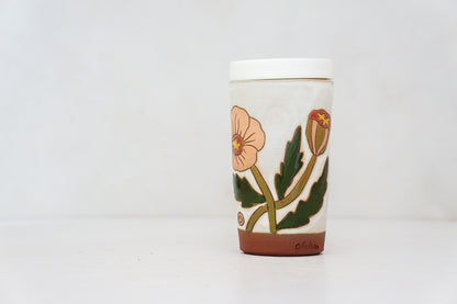 Poppy Travel Cup in Bone 1