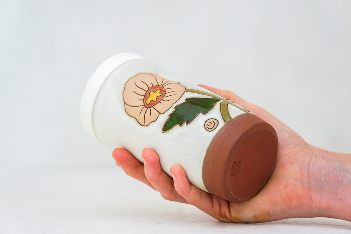 Poppy Travel Cup in Bone 1