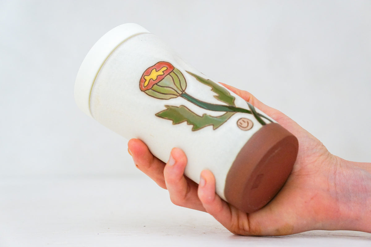 Poppy Travel Cup in Bone 2