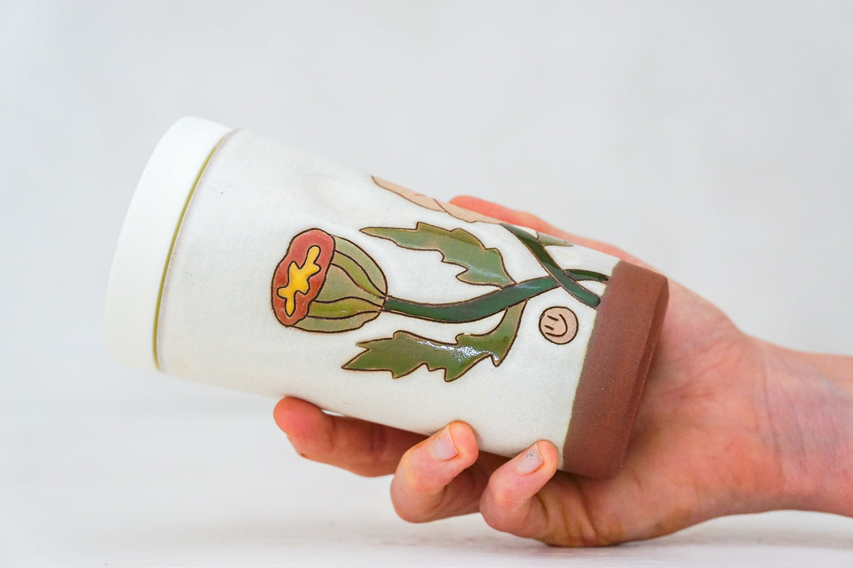 Poppy Travel Cup in Bone 2
