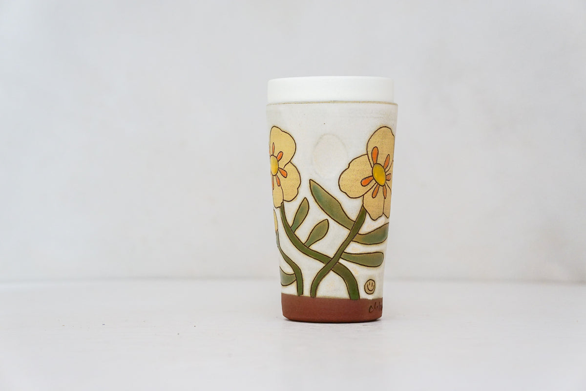 Buttercup Travel Cup in Bone