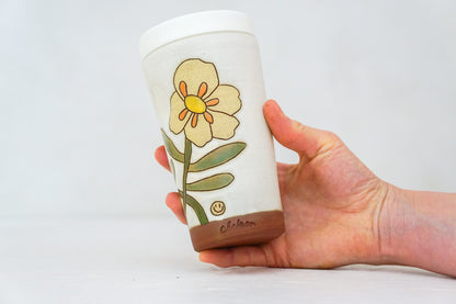 Buttercup Travel Cup in Bone