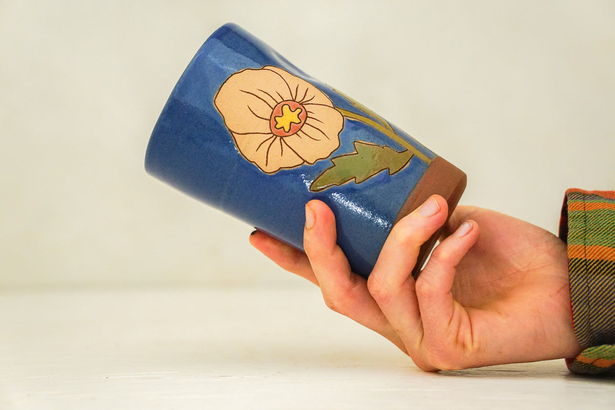 PoppyTall Cup in Flax