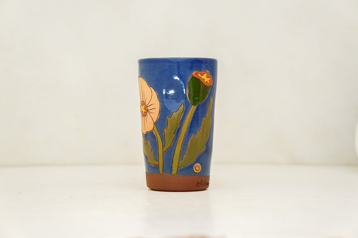 PoppyTall Cup in Flax