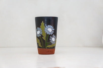 Blue Daisy Tall Cup in Darby