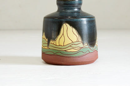W Teton in Darby bud vase/ olive oil bottle