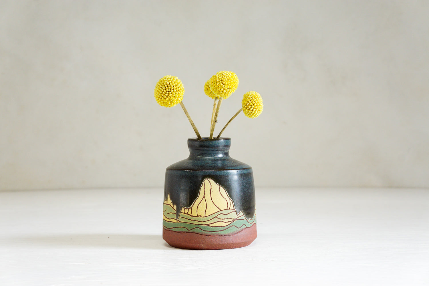 W Teton in Darby bud vase/ olive oil bottle