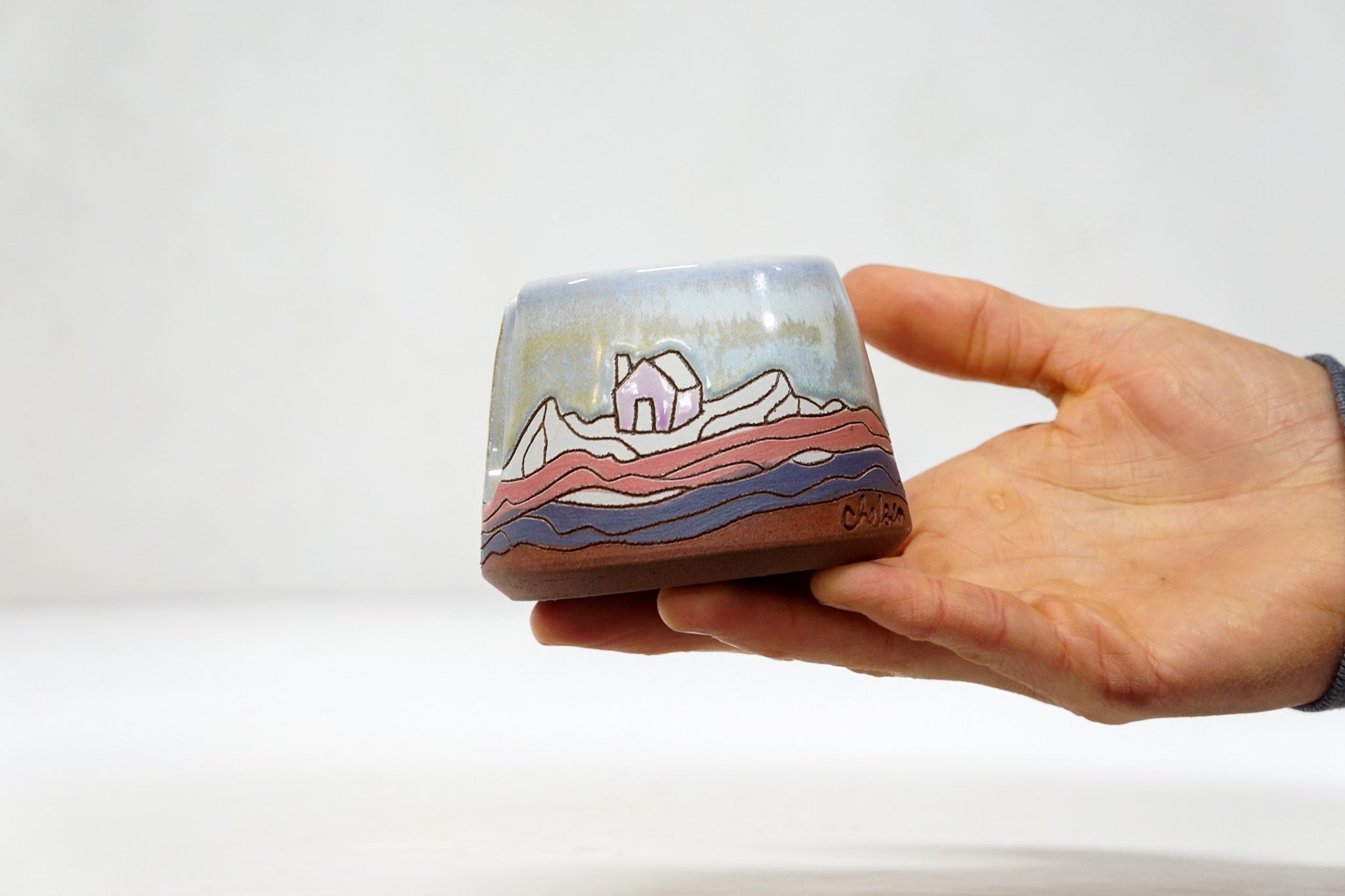 House Sponge holder in Lavender Magic