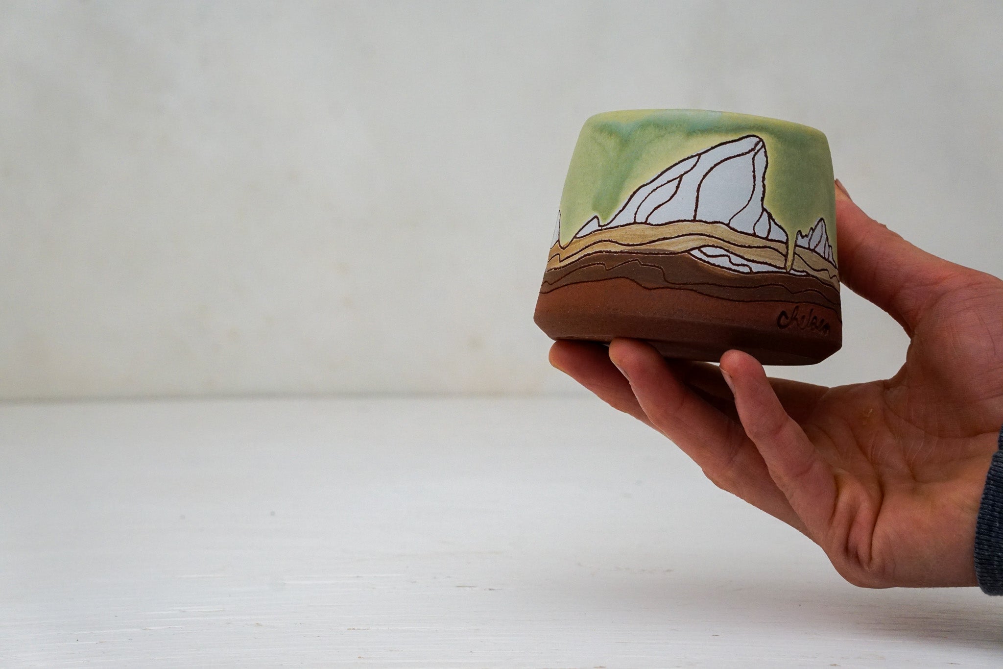 E Teton Sponge holder in Sage