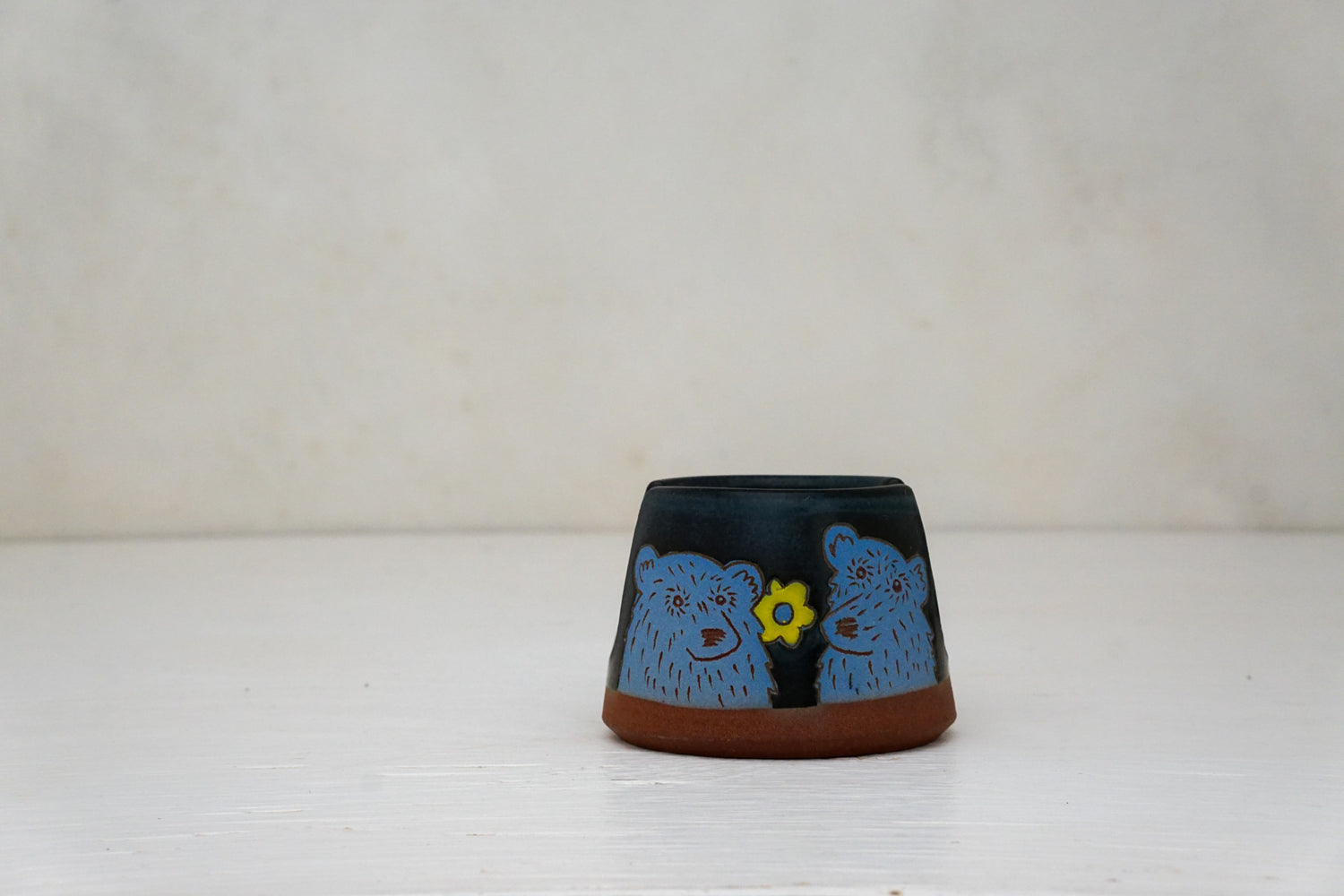 Blue Bear Sponge holder in Darby