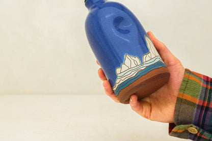 W Teton Olive oil Bottle in Flax