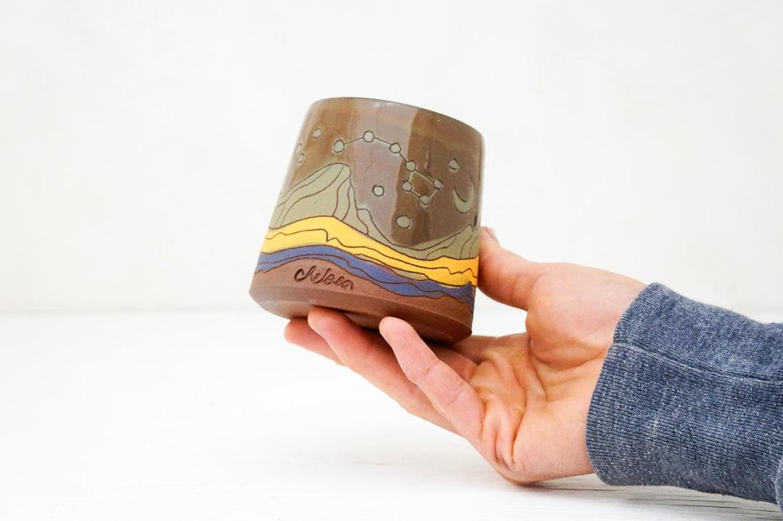 Mtn Dipper cup in Ochre
