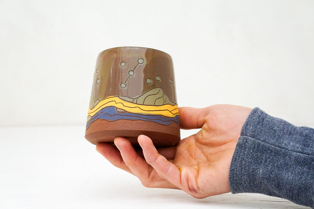 Mtn Dipper cup in Ochre
