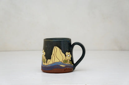 E Teton Flower Mini Mug in Darby