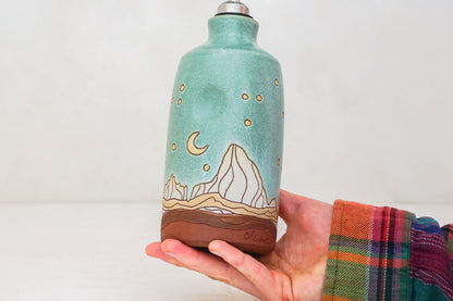 W Teton Stars Olive oil Bottle in Lake
