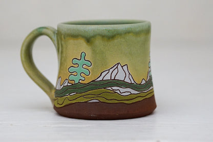 E Teton Trees Mini Mug in Sage