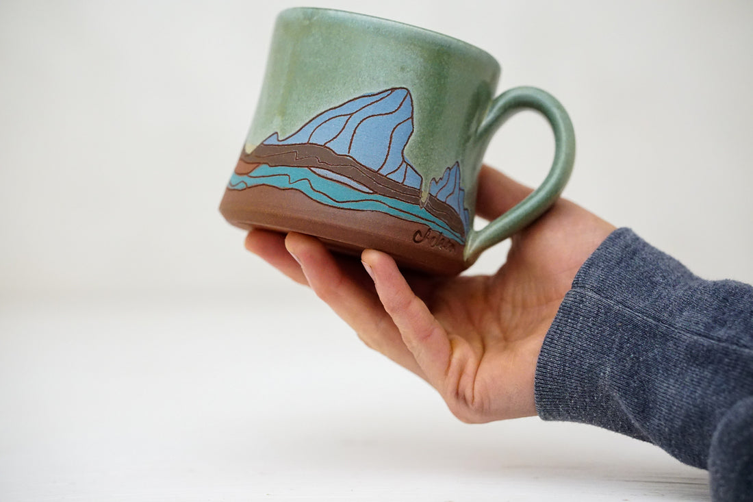 E Teton Short Mug in Sage